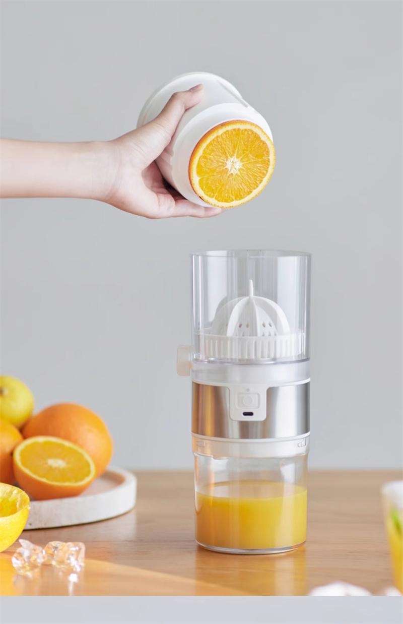【中国直邮】 OLAYKS 立时榨汁机汁渣分离全自动小型电动无线便携 陶白色 1个装