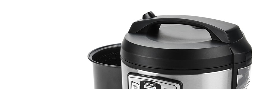 AROMA 【Low Price Guarantee】20-Cup Digital Display Rice Cooker Slow Cooker  and Food Steamer ARC-5000SB (1 Year Warranty) 