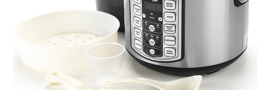 AROMA 【Low Price Guarantee】20-Cup Digital Display Rice Cooker Slow Cooker  and Food Steamer ARC-5000SB (1 Year Warranty) 