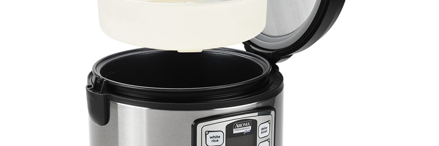 AROMA 【Low Price Guarantee】20-Cup Digital Display Rice Cooker Slow Cooker  and Food Steamer ARC-5000SB (1 Year Warranty) 