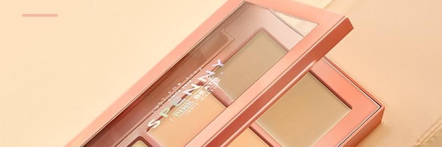 詩佩妮SPENNY 三色遮瑕膏 經典臉部遮暇盤 遮蓋痘印眼袋黑眼圈淚溝 5.6g #792 自然色 適合自然膚色