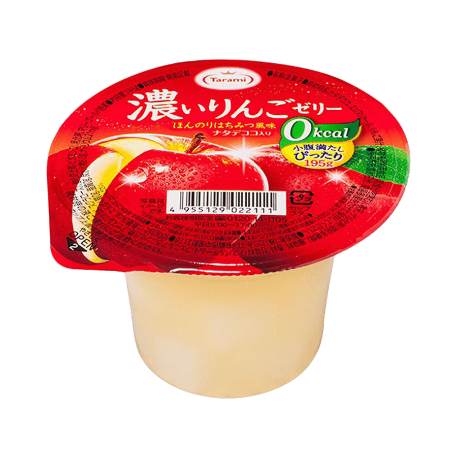 [日本直邮] TARAMI 多良见 0卡路里系列香浓果冻  苹果味 195g