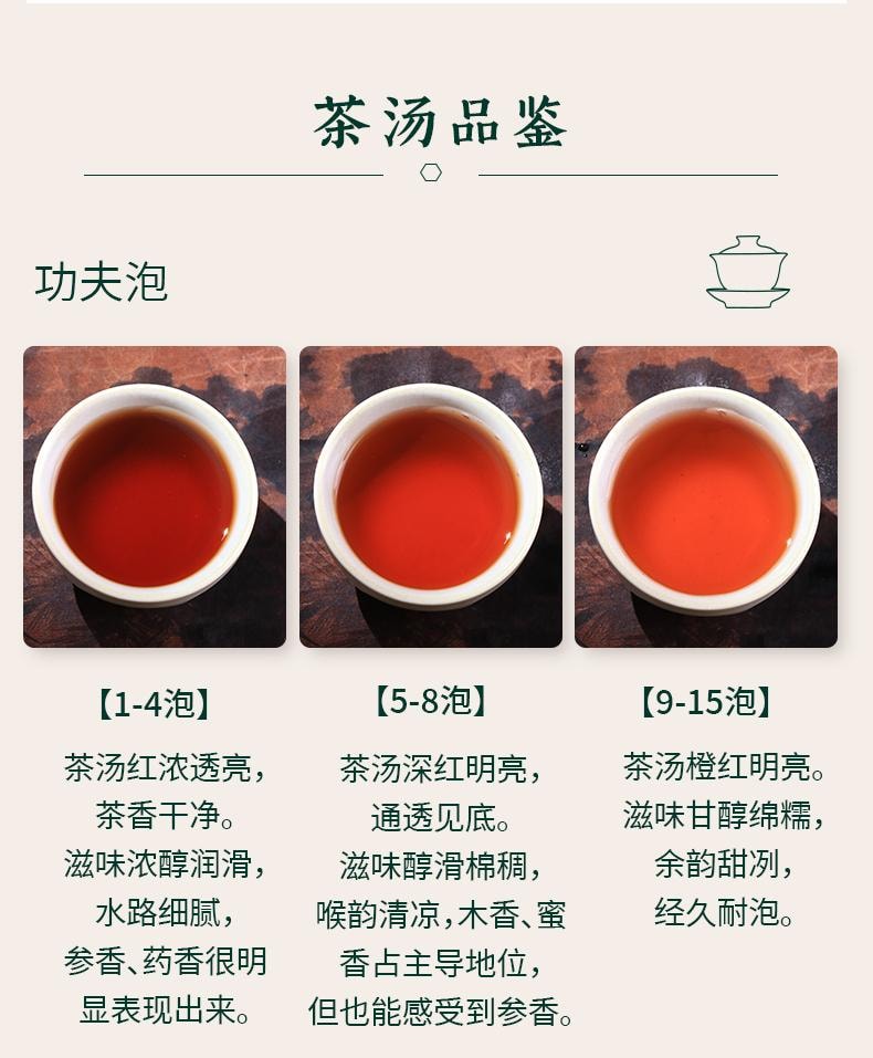 小师姐评茶【美国现货秒发】2000年参香六堡茶 高山老树 古法匠心 祛湿理气 安神养胃 馥郁药香 水路细腻 100g