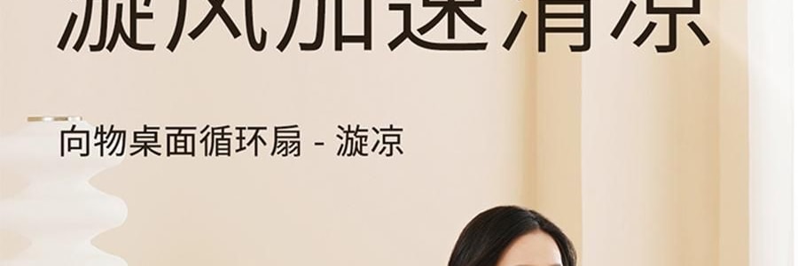 向物SOTHING 桌面循环扇 小风扇 夏日清凉小物 漩凉 续航版