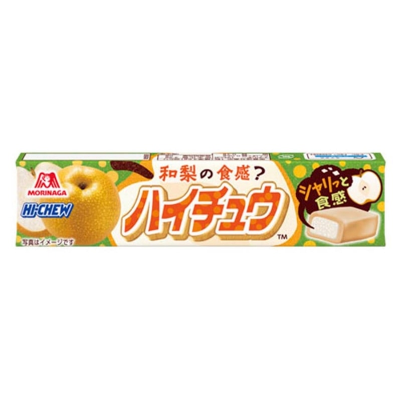 【日本直邮】日本MORINAGA森永 日本本土版 HI-CHEW 果汁软糖 和梨味 12粒