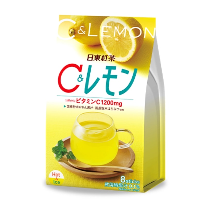 【日本直邮】 日本日东红茶 冲饮奶茶粉 网红下午茶饮 柠檬茶 8袋装
