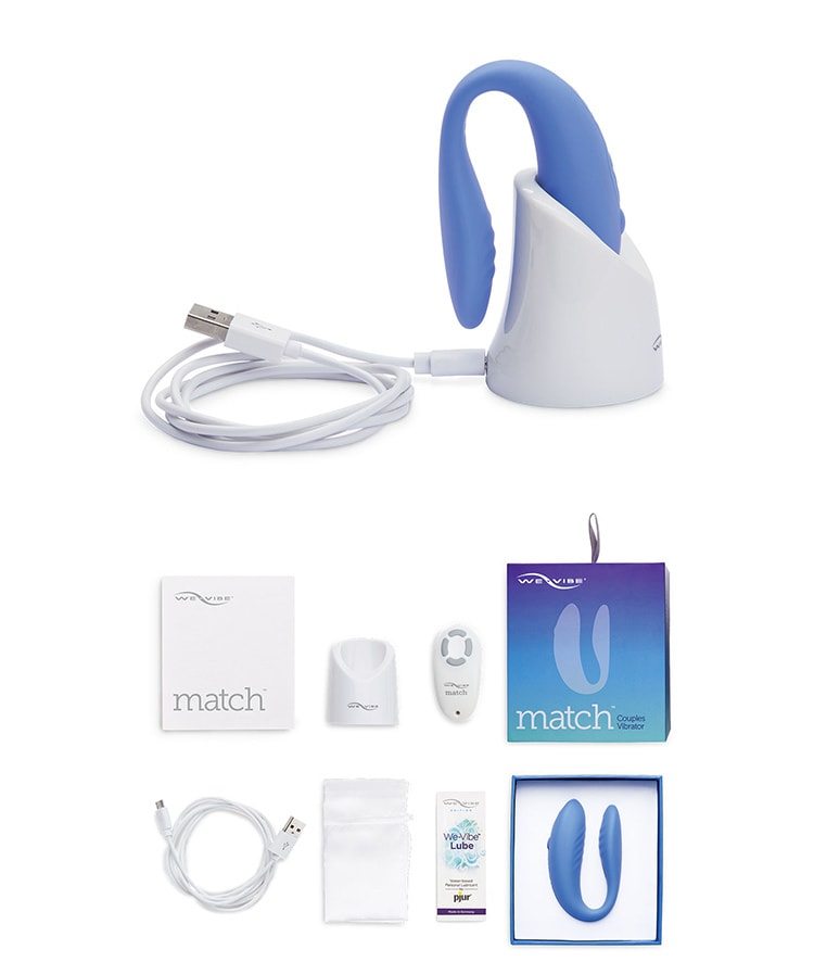 Match Silicone Couples Wireless Remote Controll Vibrator Waterproof Periwinkle