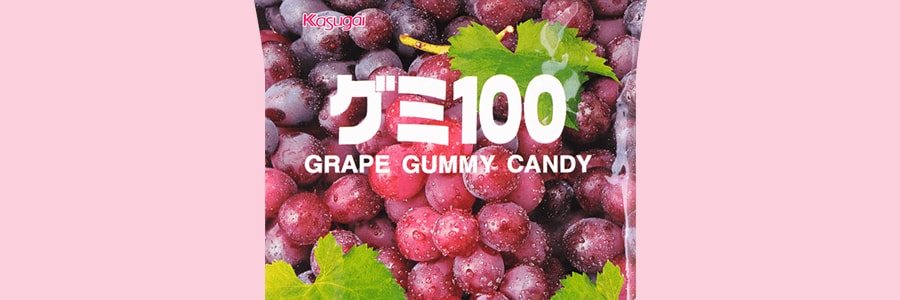 日本春日井 水果QQ软糖 紫葡萄味 107g