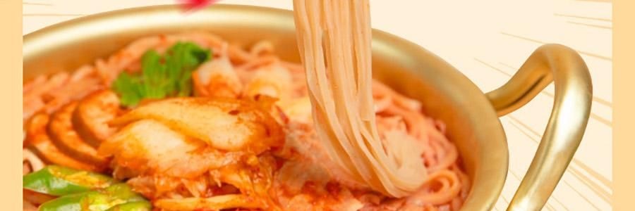 旺旺 哎呦Q米面 米粉方便面 韩式泡菜风味 73g *6【6份超值装】【非油炸面饼】