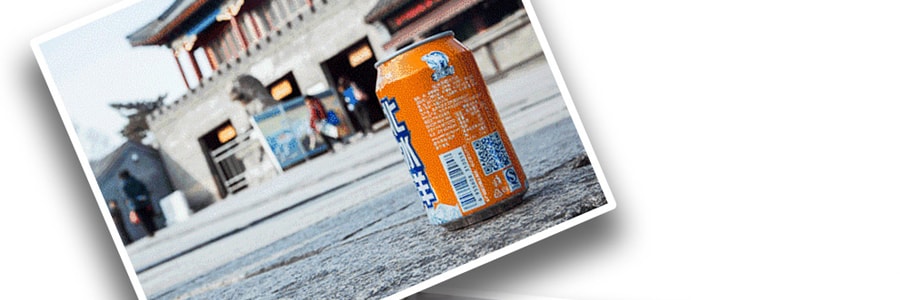 【超值裝】北冰洋 桔汁汽水 罐裝 330ml*6 【老北京風味】