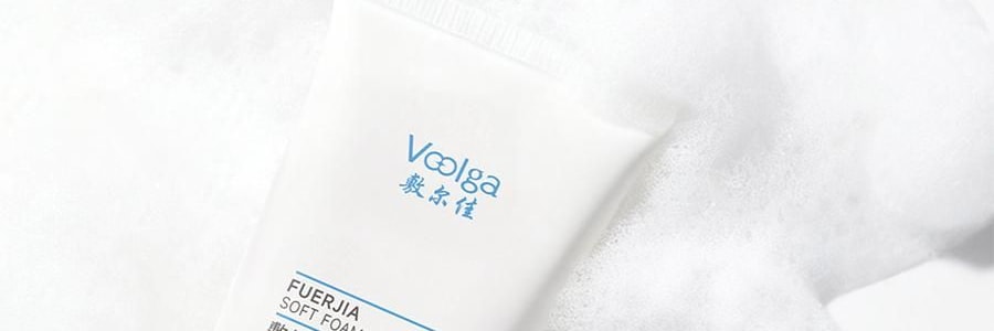 VOOLGA敷爾佳 雲柔輕澈潔面乳 100g 淨潤養合一 溫和適度清潔 水潤保濕舒緩 乾皮專研 敏感肌適用