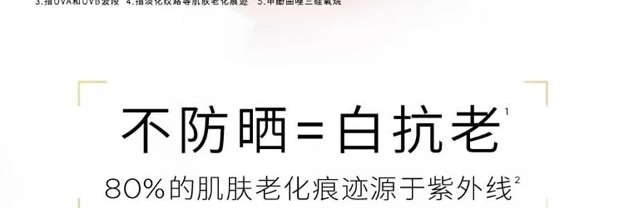 L'OREAL欧莱雅 小金管防晒霜 SPF50+·PA+++ 30ml 干皮混合皮 敏感肌适用 清透不粘腻 养肤抗老 补水保湿 光泽紧致淡化细纹