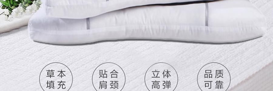 FUANNA富安娜 决明子香蒲枕头 天然草本枕头助眠 护颈枕 70*45cm 【对枕2只装】