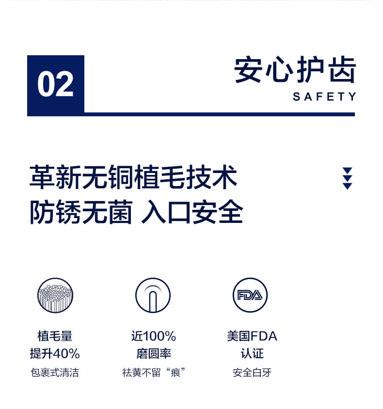 【中国直邮】素士X3U电动牙刷 白色礼盒装