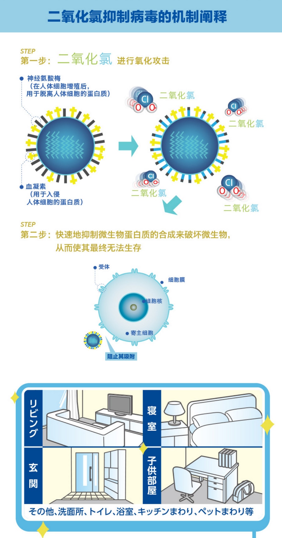 【日本直邮】Air Mask净化空气悬挂式消毒卡除菌二氧化氯防病毒持续2个月