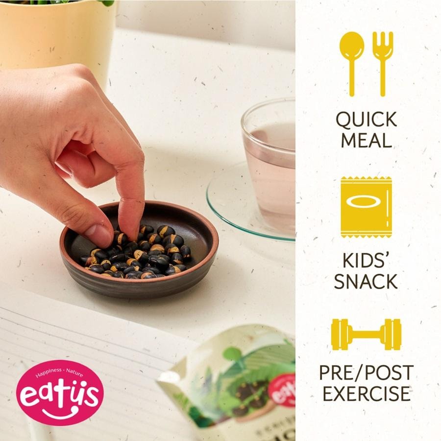  韓國 Kim's Table 黑豆無鹽健康小吃 烤乾綠豆(0.03 磅 x 20ea )減肥小吃