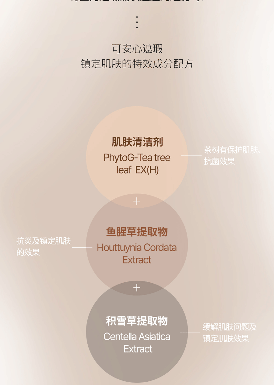  韩国 BOM 轻柔遮瑕膏 水润遮瑕 隐秘毛孔 不卡纹 焕亮肌肤 21# 自然白5.5g