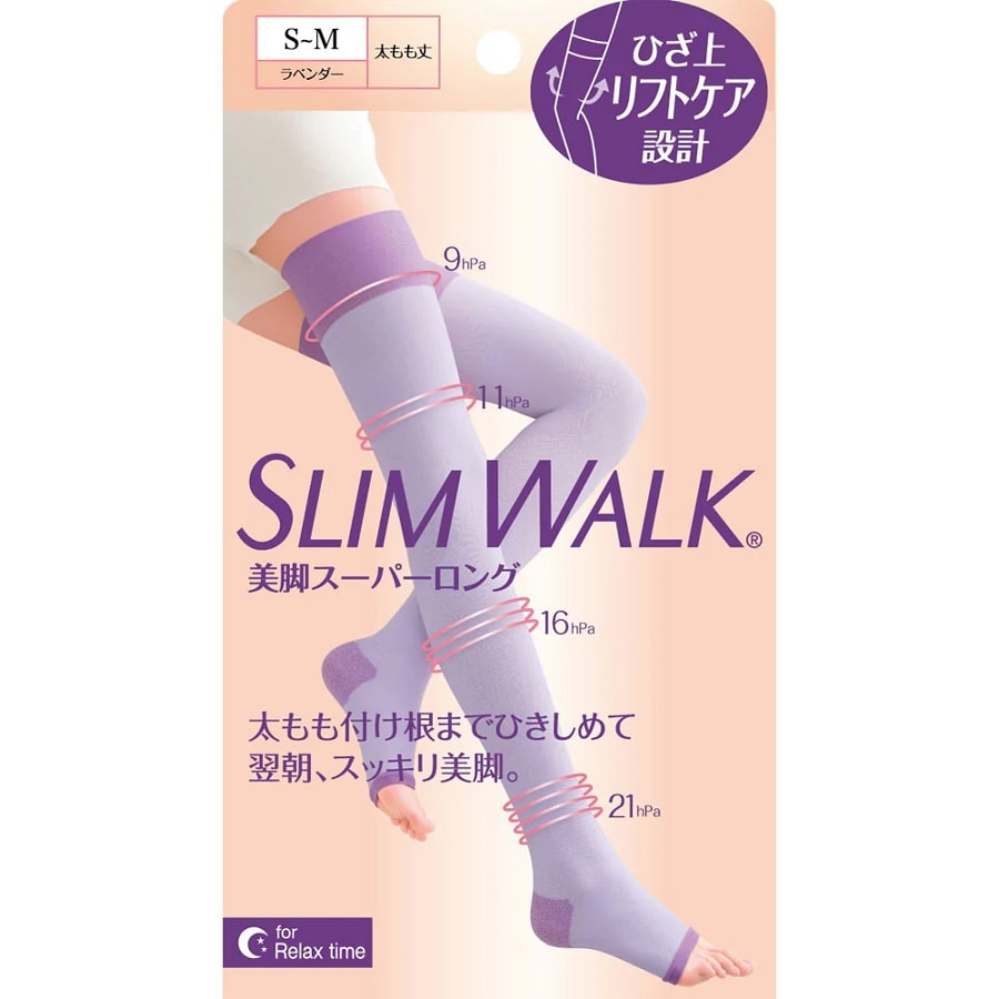 日本 SLIM WALK 睡眠长筒袜  S-M 1pc