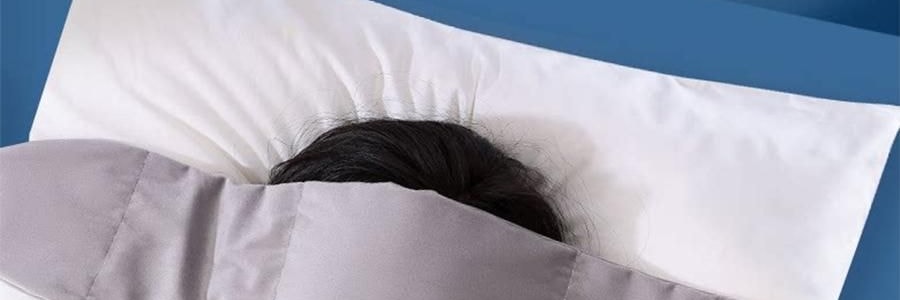 MDOG米度狗 科技重力眼罩 睡眠遮光專用 午睡助睡眠神器 四季雙面款 粉灰色【微壓助眠】【國際療癒產業認證】可使用微波爐加熱後熱敷