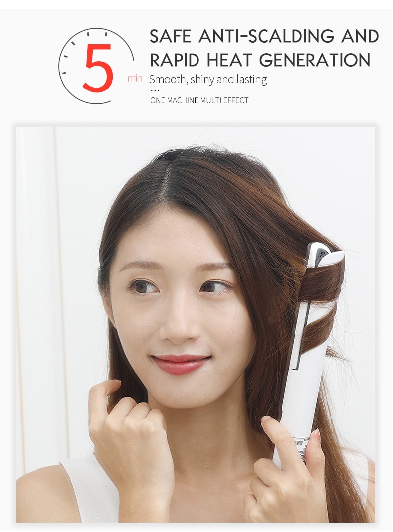 中國 K-SKIN金稻 捲髮棒 手提直髮器 快速造型 自然大波浪 防燙設計 黑色 KD3886A 1pcs