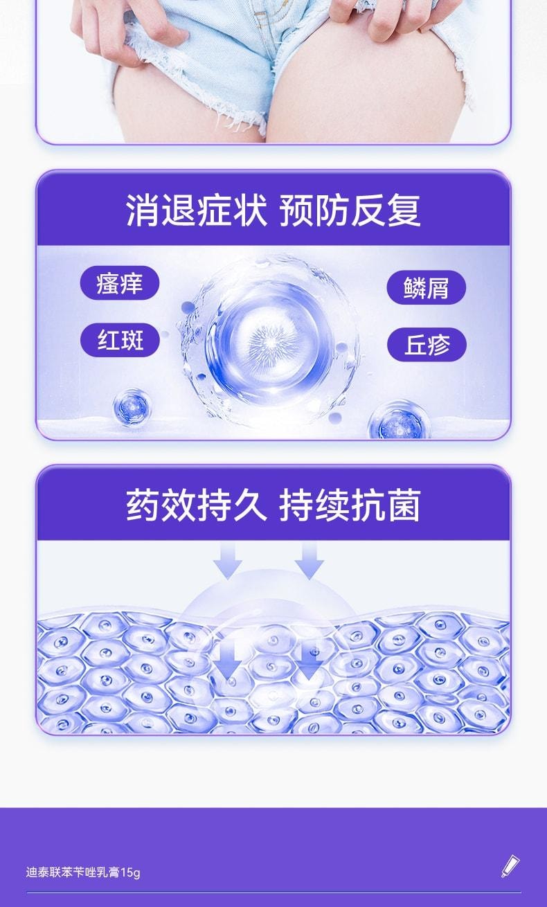 中国からの直送】ジタイビフォナゾールクリーム 抗菌・鎮痒 抗菌