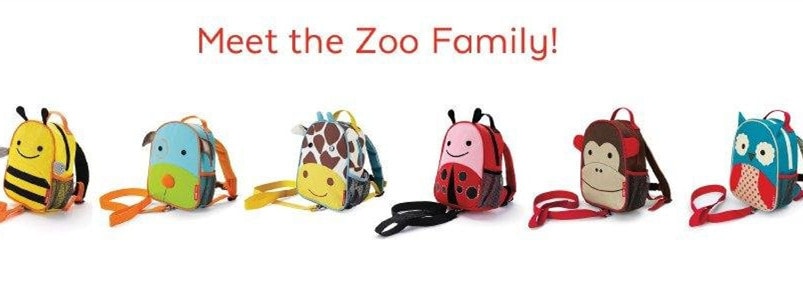 SKIP HOP Zoo Little Kid and Toddler Safety Harness Backpack --Brooklyn Bee