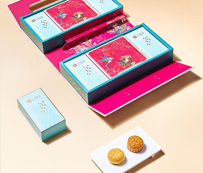 【中国直邮】 臻味坊 鲜品时光中秋月饼礼盒   915g    中秋送礼长辈高档伴手礼