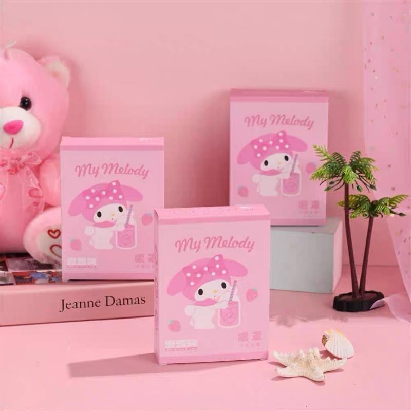  FOXTAIL SANRIO 三麗鷗冰敷眼罩 緩解眼部疲勞 一次性 卡通冰涼眼貼 - 1盒(6片裝) 美樂蒂