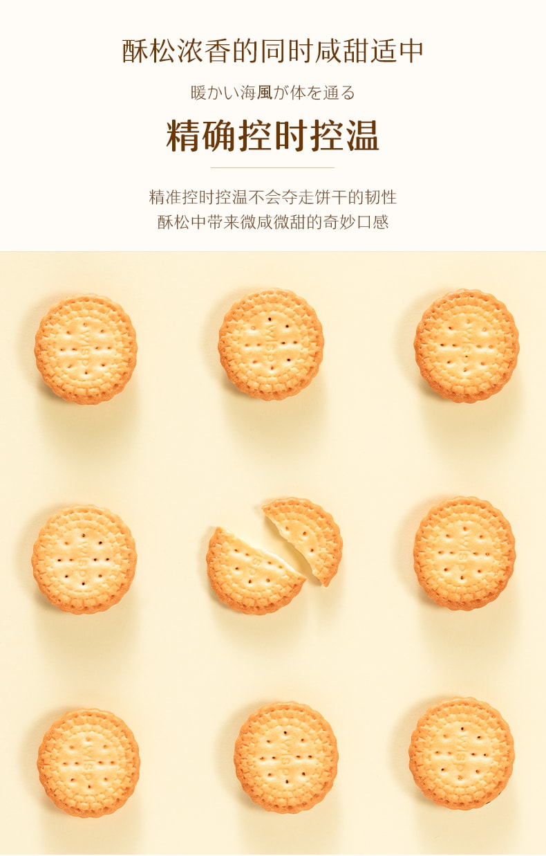 [中国直邮]来伊份 日式小圆饼干100g