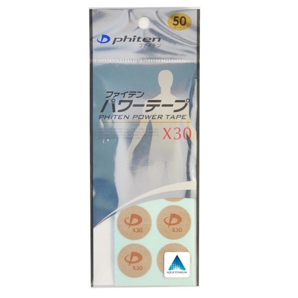 日本PHITEN法藤 钛圆贴(X30) 肌肉贴运动肌内效贴布