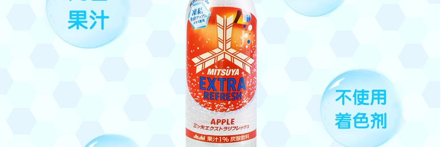 日本ASAHI 碳酸饮料 苹果味 500ml