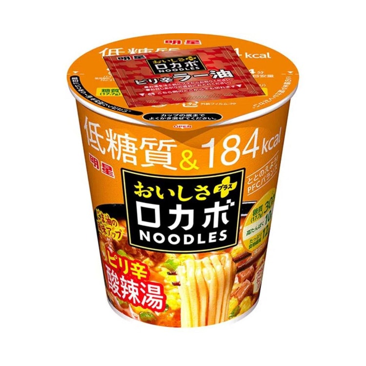 【日本直邮】MYOJO明星食品 低碳水 低卡路里拉面杯面 酸辣汤面 58g