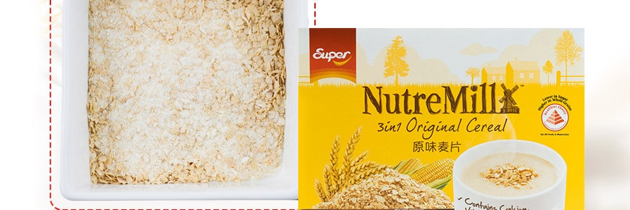 新加坡SUPER超級 三合一原味營養麥片 10包入 300g