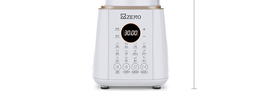 ZENO  高速智能破壁料理机 多功能豆浆机榨汁机搅拌机 可加热 一键点动清洗 GRP-FD-1101W