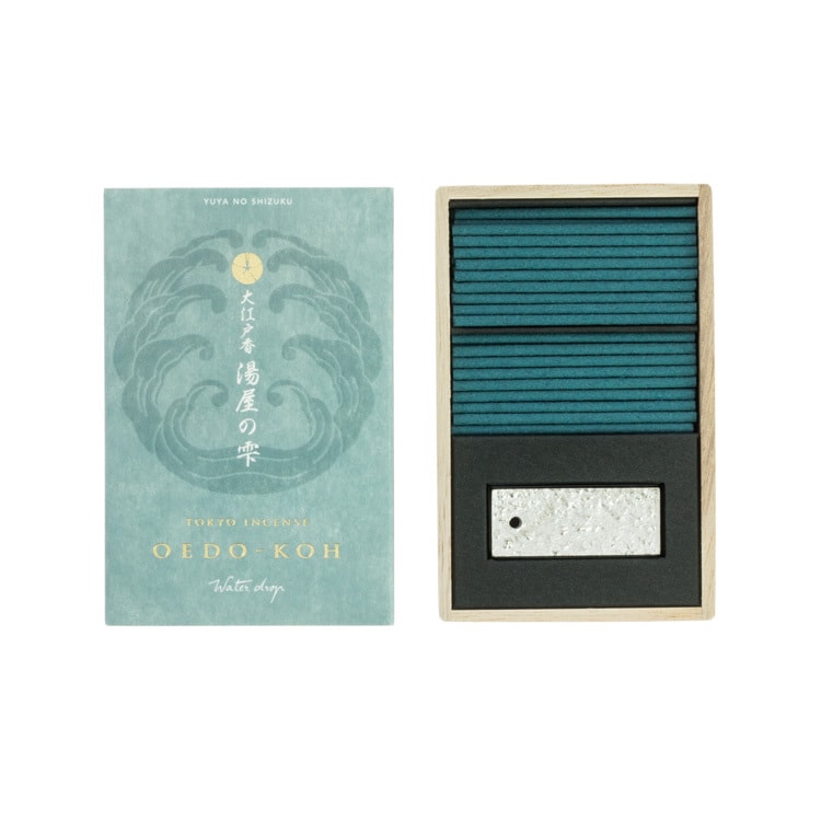 【日本直郵】日本香堂OEDO-KOH大江戶香 線香 湯屋之雫 內附香托 60支