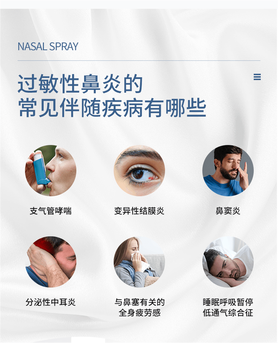 【中国直邮】逸青 糠酸莫米松鼻喷雾剂 治疗常年性鼻炎鼻塞鼻痒季节性过敏性鼻炎流涕鼻干鼻窦炎 0.05%*60揿*1瓶/盒