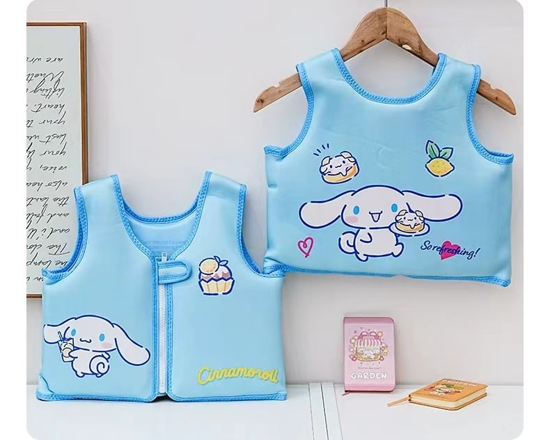 【中国直邮】SANRIO 三丽鸥 儿童免充气浮力背心游泳救生衣-库洛米 1件|*预计到达时间3-4周