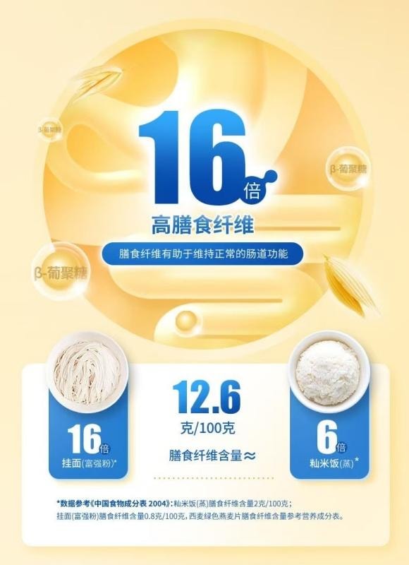 【中國直郵】 西麥 燕麥片 早餐健身沖泡健康暖腸胃 380g