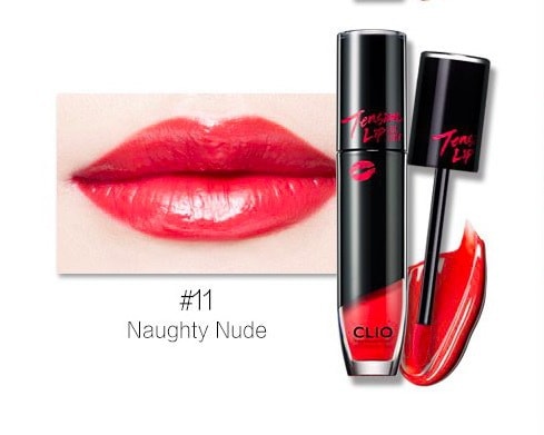 CLIO VIRGIN KISS TENSION LIP OIL TINT NO.11 Naughty Nude