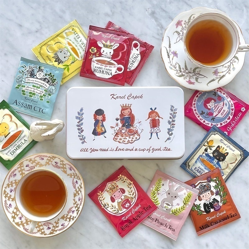 【日本直郵】 日本山田詩子KARELCAPEK 網紅紅茶系列 網紅人氣紅茶 人氣紅茶10袋鋁罐禮盒裝