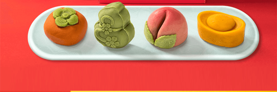 沈大成 福祿壽喜 生日祝壽糕點禮盒 215g 袋隨機【上海特產】