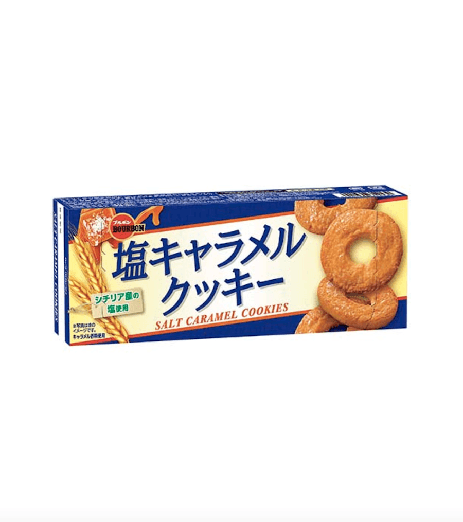 【日本直邮】BOURBON波路梦 曲奇饼干 海盐焦糖味 81.9g