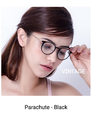 DUALENS 蓝光护目眼镜 - 一镜双用 (含太阳镜夹片) - 黑金色 (DL75017 C2) 镜框 + 镜片