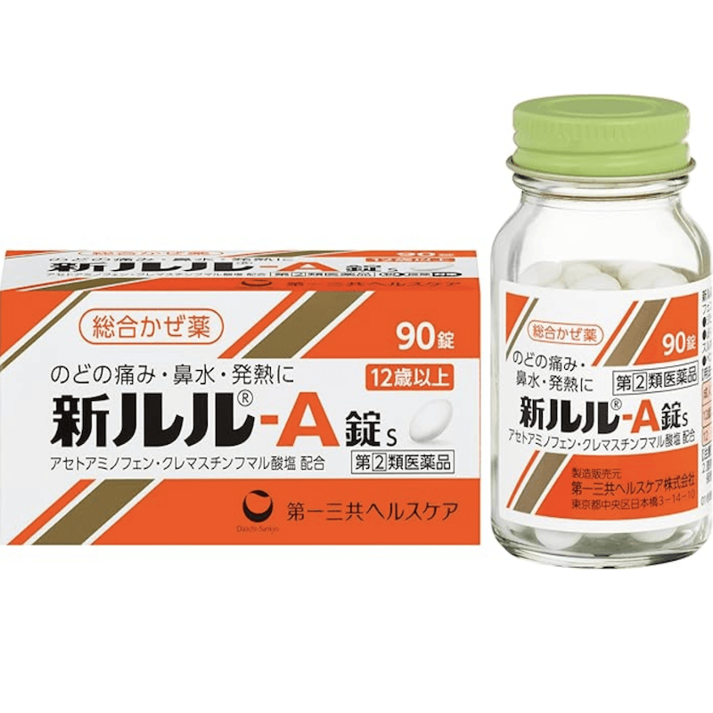 【日本直邮】第一三共新露露A综合感冒药咽喉肿痛止咳流涕退热90粒