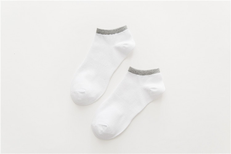 2021LIFE男士全棉纯袜袜子-白色