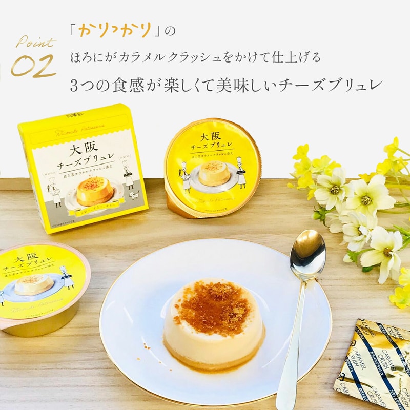 【日本直邮】神户布丁 大阪限定 芝士蛋糕口味 3个入