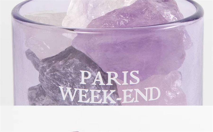 新年送礼【中国直邮】THEBEAST野兽派   巴黎周末扩香石散香器香薰蜡烛晶石礼盒生日礼物女   紫色