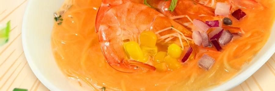 旺旺 哎呦Q米面 米粉方便面 南洋叻沙风味 91g *6【6份超值装】【非油炸面饼】