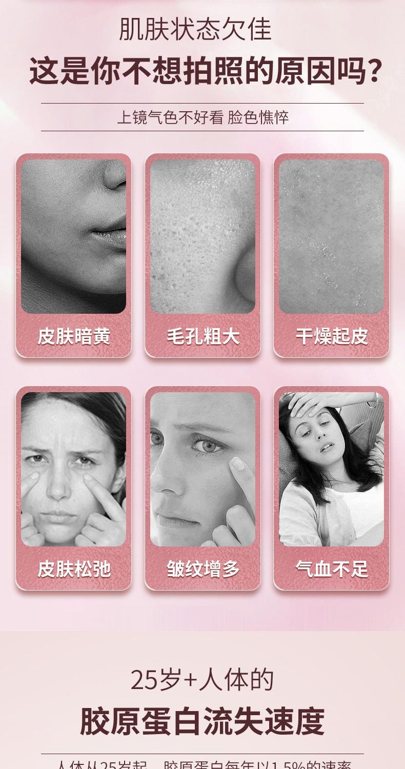 【中国直邮】 九芝堂 红参阿胶肽燕窝 胶原蛋白肽饮品 烟酰胺焕活肌肤 挑战少女肌 500ml/瓶