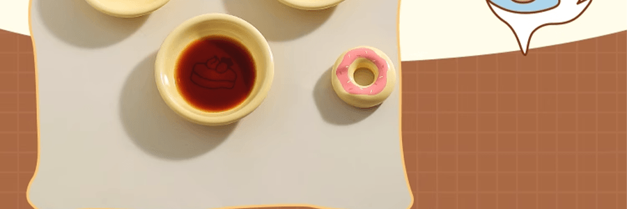 川島屋 小劉鴨聯名 甜甜烘焙系列 甜甜圈筷子架筷枕